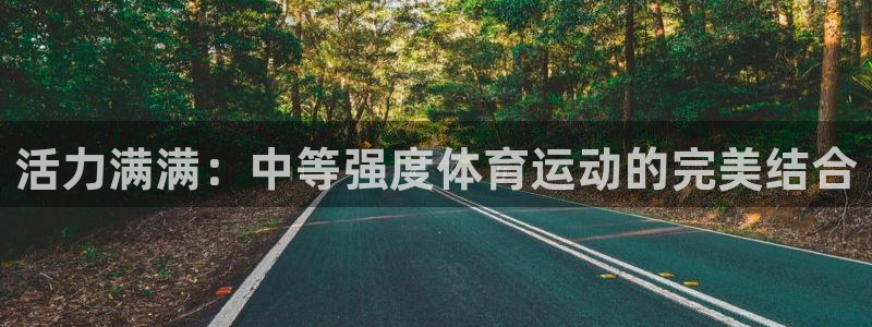 关键词：活力满满：中等强度体育运动的完美结合